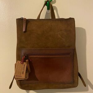 Leather Backpack Purse - STS BARONESS II HADLEY NWT